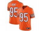 Mens Nike Chicago Bears #95 Richard Dent Vapor Untouchable Limited Orange Rush NFL Jersey