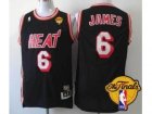 nba miami heat #6 james black[m&n][2013 finals]