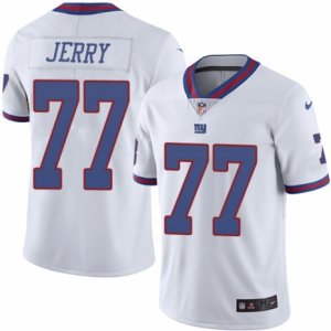 Youth Nike New York Giants #77 John Jerry Limited White Rush NFL Jersey