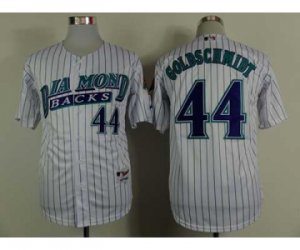 mlb jerseys arizona diamondbacks #44 goldschmidt white(blue strip)