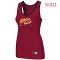 Nike Oakland Athletics Tri-Blend Racerback stretch Tank Top Red