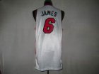 nba miami heat #6 james regular white