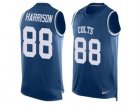 Mens Nike Indianapolis Colts #88 Marvin Harrison Limited Royal Blue Player Name & Number Tank Top NFL Jersey
