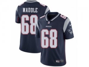 Mens Nike New England Patriots #68 LaAdrian Waddle Vapor Untouchable Limited Navy Blue Team Color NFL Jersey