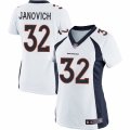 Women's Nike Denver Broncos #32 Andy Janovich Limited White NFL Jersey