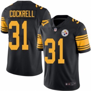 Men Nike Pittsburgh Steelers #31 Ross Cockrell Black Color Rush Limited Jersey