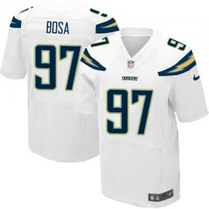 Nike San Diego Chargers #97 Joey Bosa White Men\'s Stitched NFL New Elite Jersey