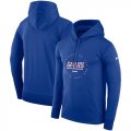 New York Giants Nike Sideline Property Of Wordmark Logo Performance Pullover