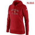 Women NEW Minnesota Vikings Heart & Soul Pullover Hoodie red