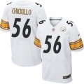 Mens Nike Pittsburgh Steelers #56 Anthony Chickillo Elite White NFL Jersey