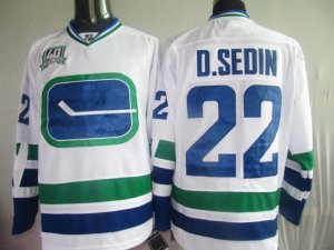 Vancouver Canucks #22 d.sedin White[3rd 40th]