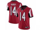 Mens Nike Atlanta Falcons #14 Justin Hardy Vapor Untouchable Limited Red Team Color NFL Jersey