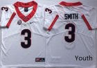 Georgia Bulldogs #3 Roquan Smith White Youth Nike College Football Jersey