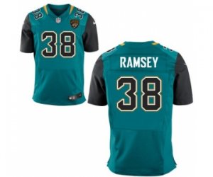 Men\'s Nike Jacksonville Jaguars #38 Jalen Ramsey Elite Teal Green Team Color NFL Jersey