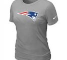 Women New England Patriots L.Grey T-Shirts