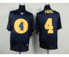 Nike green bay packers #4 favre blue jerseys[Elite]