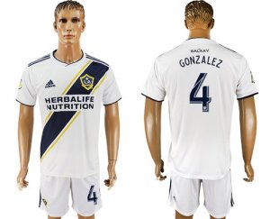 2018-19 Los Angeles Galaxy 4 GONZALEZ Home Soccer Jersey