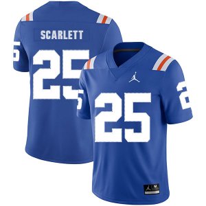 Florida Gators #25 Jordan Scarlett Blue Throwback College