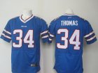 Nike Buffalo Bills #34 Thomas blue Jerseys(Elite)