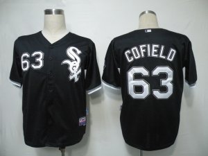 mlb chicago white sox #63 Cofield Black