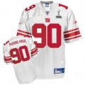 New York Giants #90 Pierre-Paul 2012 Super Bowl XLVI white