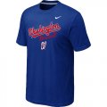 Nike MLB Washington Nationals 2014 Home Practice T-Shirt - Blue