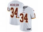 Mens Nike Washington Redskins #34 Montae Nicholson Vapor Untouchable Limited White NFL Jersey