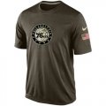 Mens Philadelphia 76ers Salute To Service Nike Dri-FIT T-Shirt