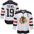 Youth Chicago Blackhawks #19 Jonathan Toews White 2016 Stadium Series Stitched NHL Jersey