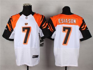 Nike NFL Cincinnati Bengals #7 Boomer Esiason white jerseys(Elite)