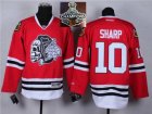 NHL Chicago Blackhawks #10 Patrick Sharp Red(White Skull) 2014 Stadium Series 2015 Stanley Cup Champions jerseys