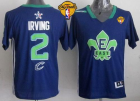 NBA Cleveland Cavaliers #2 Kyrie Irving Navy Blue 2014 All Star The Finals Patch Stitched Jerseys