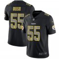 Nike Steelers #55 Devin Bush Black Impact Rush Limited Jersey