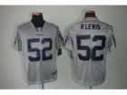 Nike NFL Baltimore Ravens #52 Ray Lewis Grey Jerseys(Lights Out Elite)