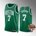 Celtics #7 Jaylen Brown Green 2022 NBA Finals Nike Swingman Jersey