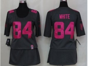 Nike Women NFL Atlanta Falcons #84 Roddy White dk.grey jerseys[breast cancer awareness]