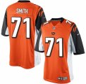 Men's Nike Cincinnati Bengals #71 Andre Smith Limited Orange Alternate NFL Jersey