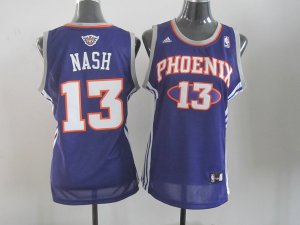 women nba dallas maverlcks #13 nash blue