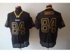 Nike NFL Pittsburgh Steelers #84 Antonio Brown Black Jerseys[Lights Out Elite]