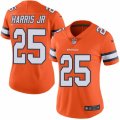 Women's Nike Denver Broncos #25 Chris Harris Jr Limited Orange Rush NFL Jersey