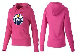 NHL Women Edmonton Oilers Logo Pullover Hoodie 21