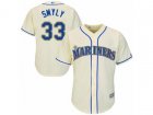 Youth Seattle Mariners #33 Drew Smyly Authentic Cream Alternate Cool Base MLB Jersey