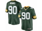 Mens Nike Green Bay Packers #90 Montravius Adams Limited Green Team Color NFL Jersey