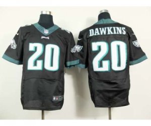 Nike Philadelphia Eagles #20 Brian Dawkins Black Jerseys(Elite)