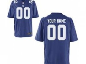 Men\'s Nike New York Giants Customized Game Team Color Jerseys (S-4XL)