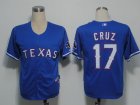 MLB Texas Rangers #17 cruz Blue[Cool Base]