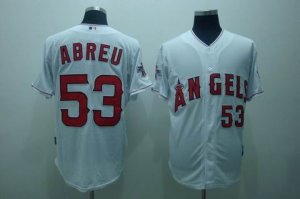 mlb los angeles angels #53 abreu white[cool base]