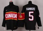 nhl jerseys team canada olympic #5 HAMHUIS BLACK[2014 new]