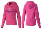 Women Minnesota Vikings Logo Pullover Hoodie-111