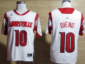 Louisville Cardinals 2013 March Madness #10 Gorgui Dieng white Jersey